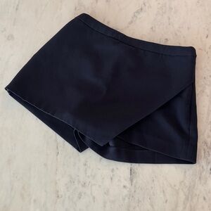 Aritzia Babaton Navy Wrap Skort